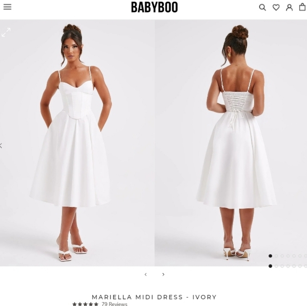 BabyBoo Mariella Midi Dress M (NWT)